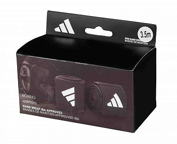 adiBP031S Бинты боксерские Boxing IBA Pro Hand Wrap черные