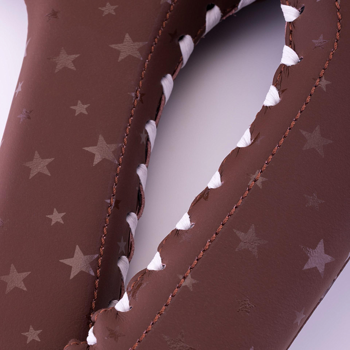 Тренировочные боксерские ракетки FIGHTEXPERT Vintage Fusion (кожа Vegan100%, Коричневый)