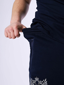 Спортивные штаны ФБ РТ 4.0 т. синии