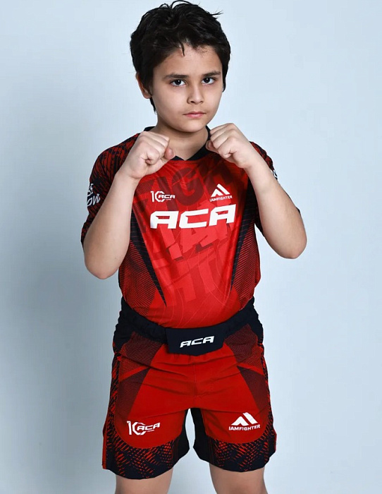 Шорты детские I Am Fighter ACA mma красные