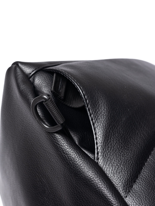 Сумка-рюкзак Puncher Экокожа, унисекс, черный XL