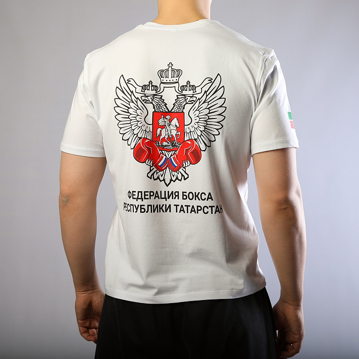 Футболка ФБ РТ 2.0 белая детская хб эл