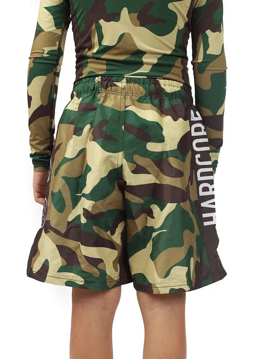 Детские шорты Hardcore Training Forest Camo