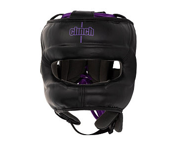 C160 Шлем боксерский с бампером Clinch Undefeated черный