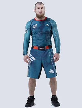 Шорты iamfighter BLUE OCEANIC Neon