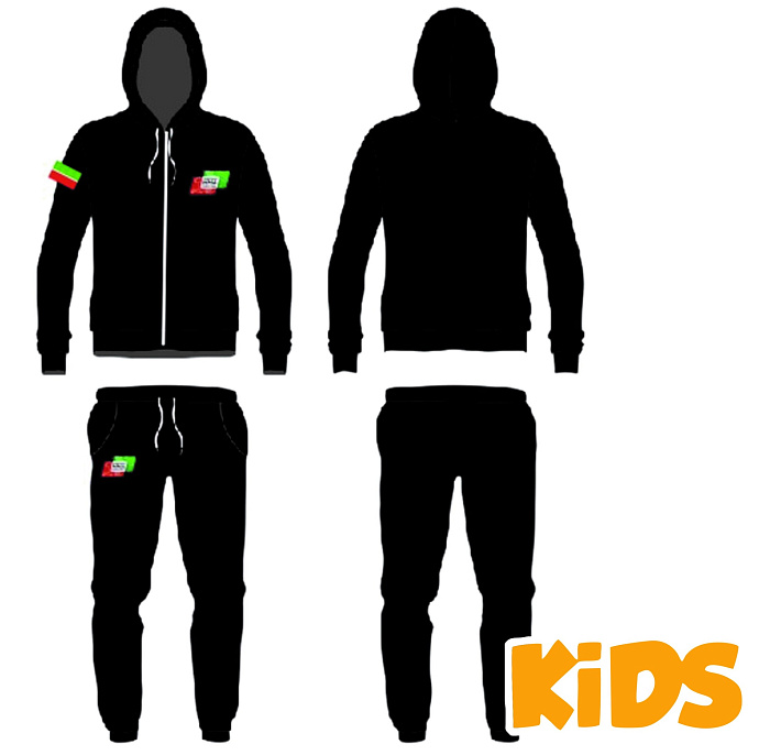 Костюм Федерации ММА РТ детский черный 