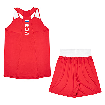 ABS1024-032 боксерская форма стандарта IBA, красная