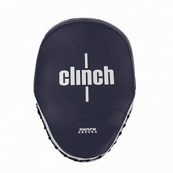 C548 ЛАПЫ CLINCH SHOCK ABSORB MITT ТЕМНОСИНЕ-СЕРЕБРИСТЫЕ