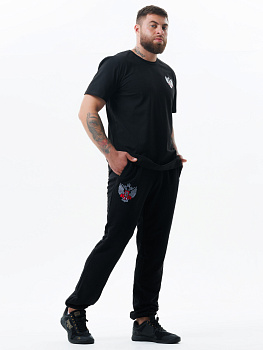 Спортивные штаны ФБ России черный 5.0