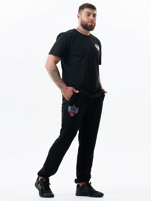 Спортивные штаны ФБ России черный 5.0