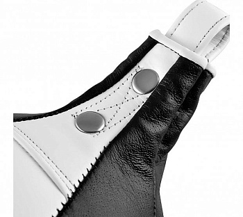 adiSP300DB Груша пневматическая на растяжках Speed 2020 Double End Ball черно-белая (размер 20 х 20 