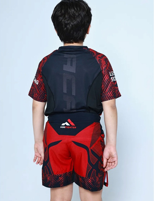 Шорты детские I Am Fighter ACA mma красные
