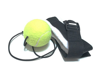 Тренажер-эспандер FIGHT BALL Профи с теннис. мячом ФБ04