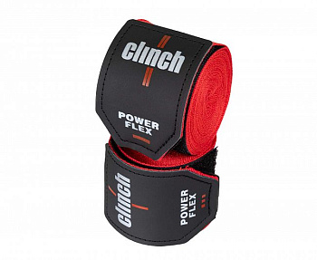 C239 Бинты боксерские Clinch Boxing Hand Wrap Power Flex красные