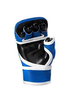 Перчатки ММА тренировочные синии
