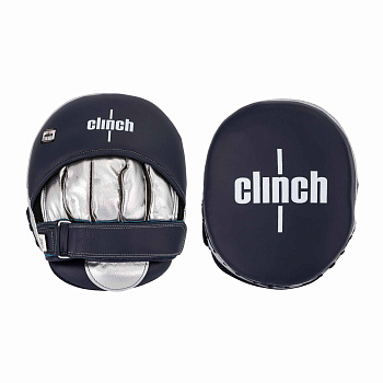 C545 Лапы Clinch Focus Mitt Aero One темносине-серебристые