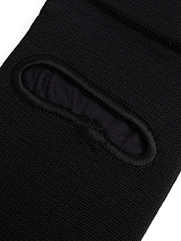 Защита голень-стопа Rage черный с белым эласт. ткань