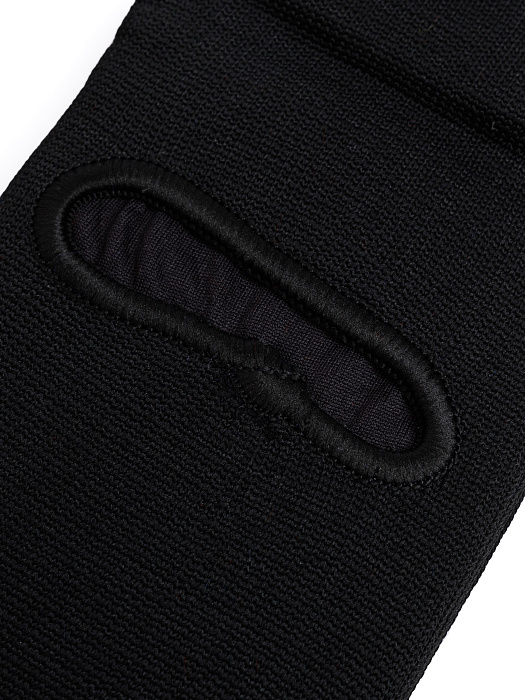 Защита голень-стопа Rage черный с белым эласт. ткань