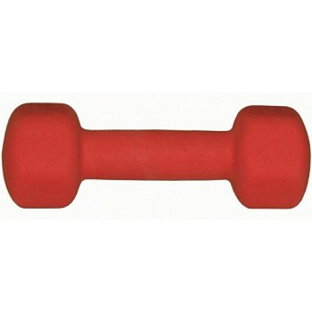 Гантели неопреновые (комплект 2 штуки) красный
