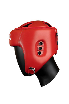 Шлем боксёрский винил красный