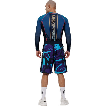 Шорты Unaffected фиолетовые Military