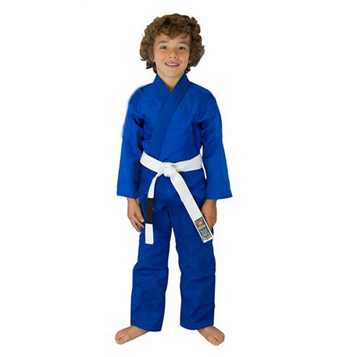 Кимоно детское джиу-джитсу Puncher Blue (без пояса)