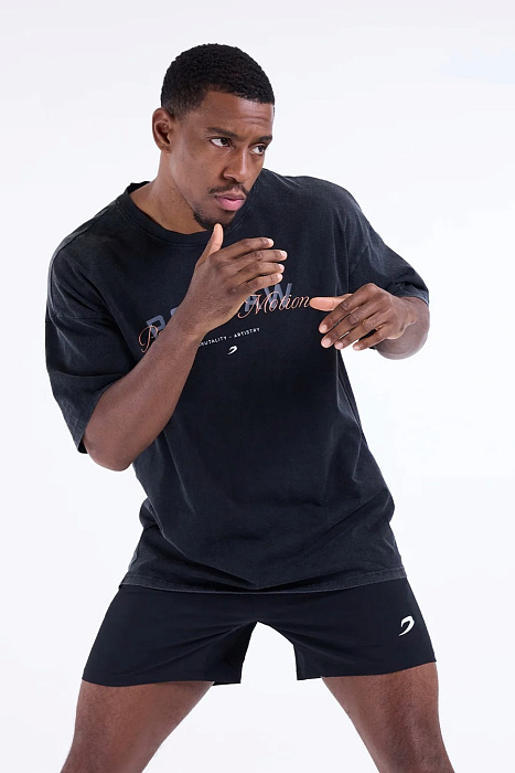 Футболка Poetry In Motion Oversized Черный