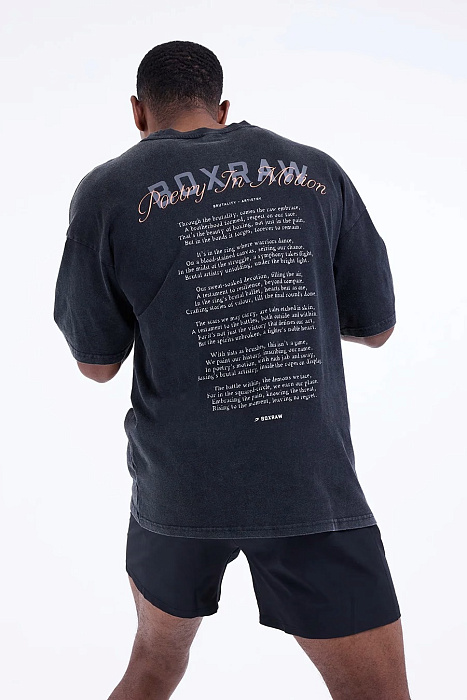 Футболка Poetry In Motion Oversized Черный