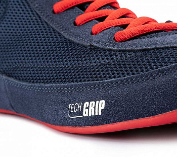 C420 Борцовки Clinch Grip сине-красные