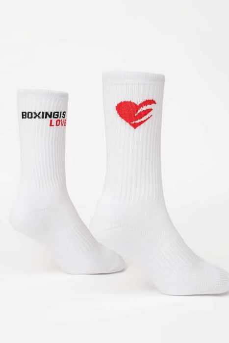 Носки Boxing Is Love Crew (Белый, M)