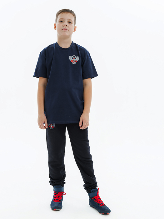 Футболка детская Puncher ФБ России 5.0 темно-синий