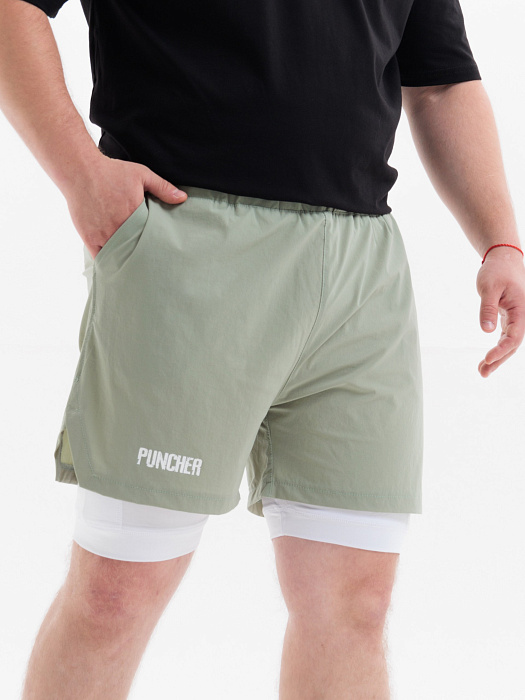 Шорты Puncher 2 в 1 Olive
