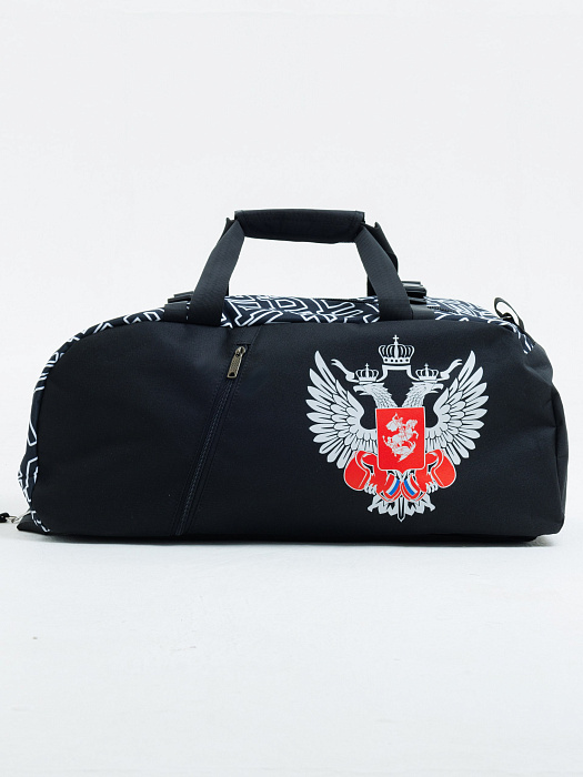 Сумка-рюкзак трансформер Puncher "Федерация Бокса России" черный L