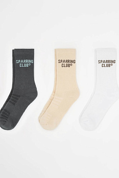 Носки Sparring Club (3 пары) (Белый, M)