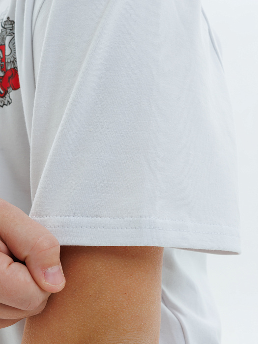 Футболка детская Puncher ФБ России 5.0 белая