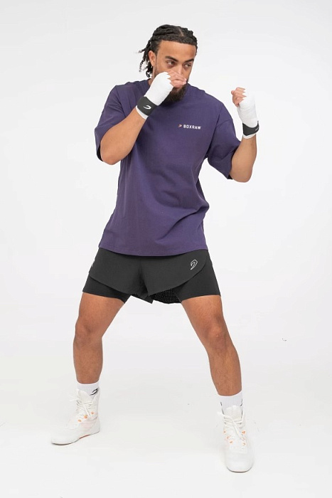 Футболка We Don't Play Boxing BOXRAW Фиолетовый