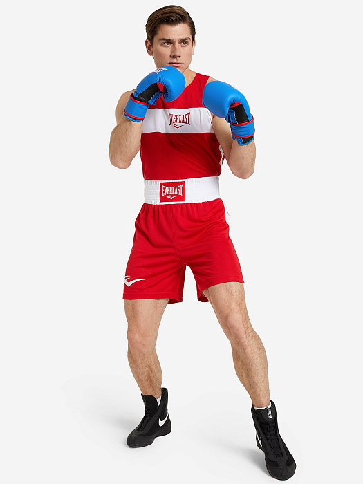 Майка боксерская Elite красн/бел.