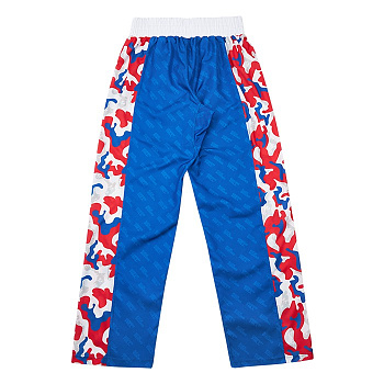 KBT-2089 Брюки для кикбоксинга синие