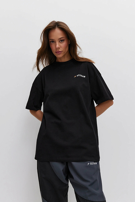 ФУТБОЛКА женская WE DON'T PLAY BOXING BOXRAW Черный