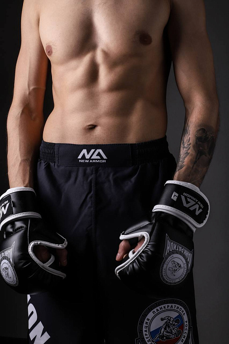 New Armor-Шорты Панкратион черный