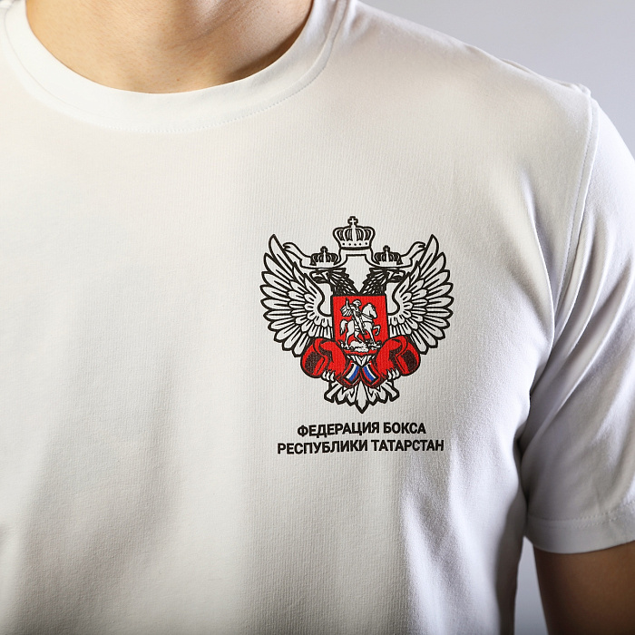 Футболка ФБ РТ 2.0 белая детская хб эл