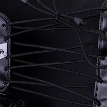 Тренерская защита бедер FIGHTEXPERT TARGET (искусственная кожа, черный/белый, 39*44*11 см)