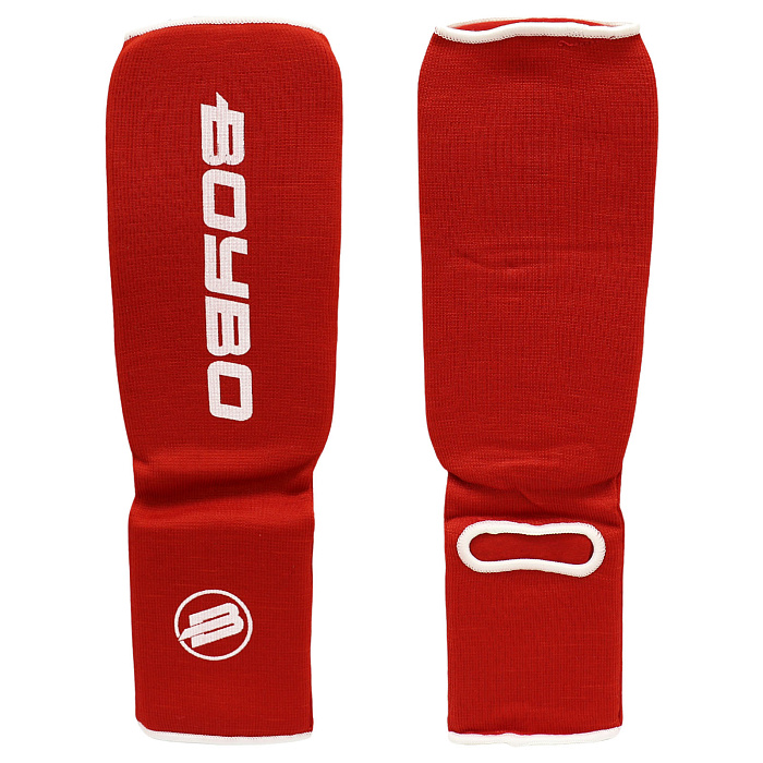 Защита голеностопа BoyBo красная х/б,BF243