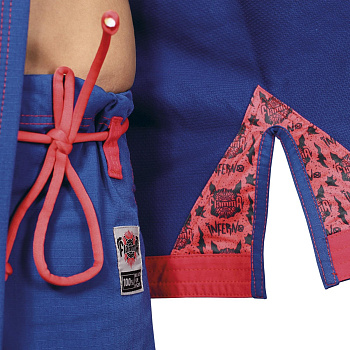Кимоно для БЖЖ (Ги BJJ) FLAMMA INFERNO blue