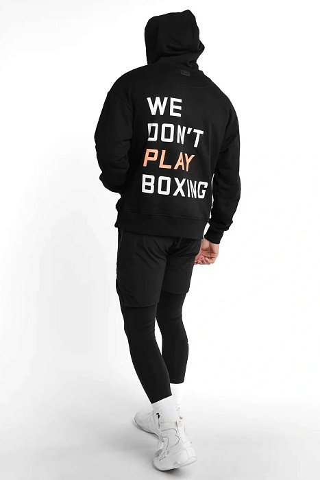 Худи We Don't Play Boxing Boxraw  (Черный)