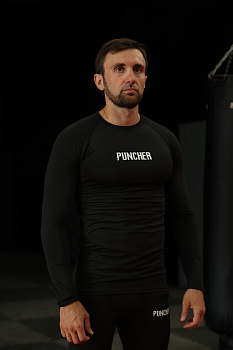 Рашгард компрессионный Puncher 1.0 L\S черный
