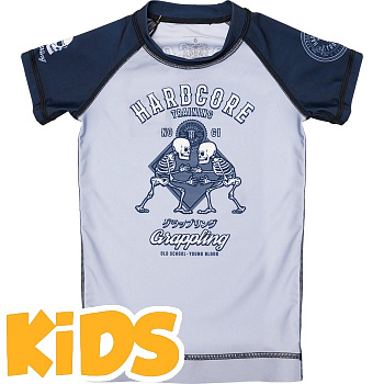 ДЕТСКИЙ РАШГАРД HARDCORE TRAINING NO-GI GRAPPLING SS