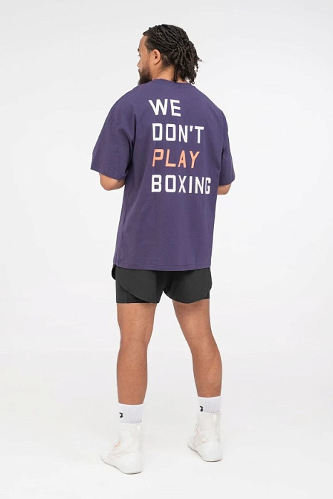 Футболка We Don't Play Boxing BOXRAW Фиолетовый