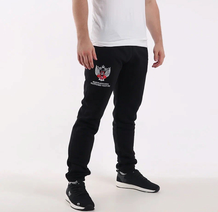 Штаны спортивные Вышивка ФБ РТ черные