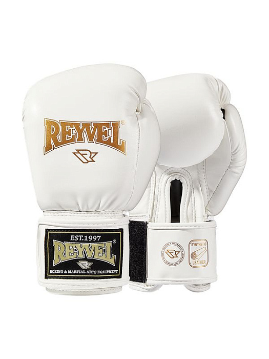 Перчатки боксёрские винил 80 белые